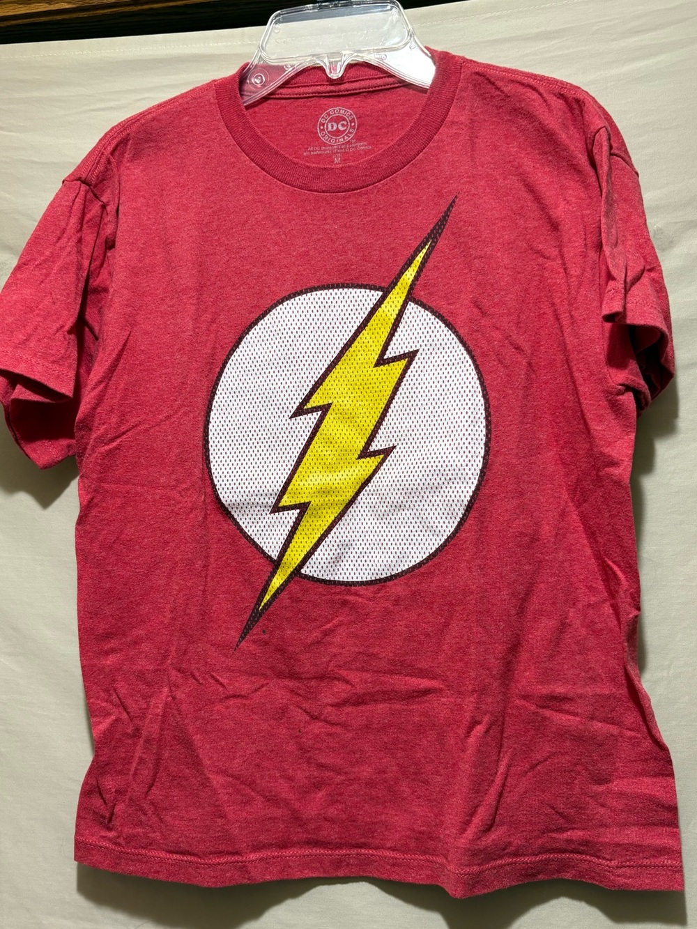 DC Comics Red Flash Bolt Short Sleeve Tee